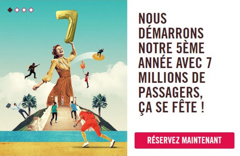 Des vols vers la France et l’Europe à 7€ chez Volotea!
