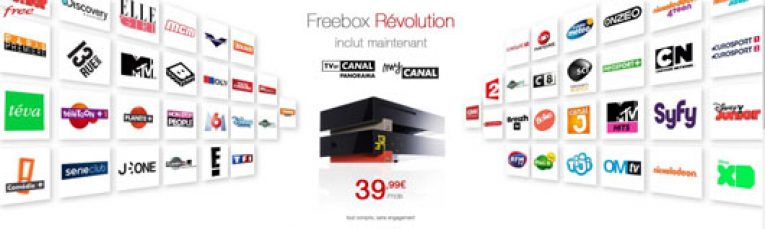CanalSat désormais à 2€ chez Free avec la Freebox Révolution