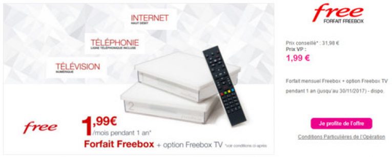 Dernier jour pour la vente privée Freebox !