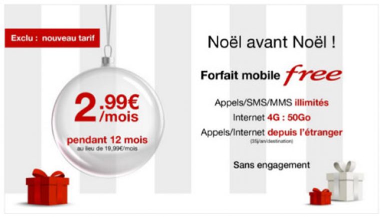Vente privée Free mobile jusqu’au 6 décembre !