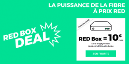 La box RED à 10€/mois (à vie) jusqu&rsquo;au 26 juin