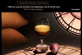 -10 % sur les Grands Crus Nespresso pendant les Journées privées Nespresso